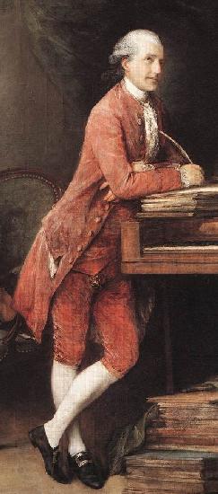 Thomas Gainsborough Portrait of Johann Christian Fischer German composer Germany oil painting art